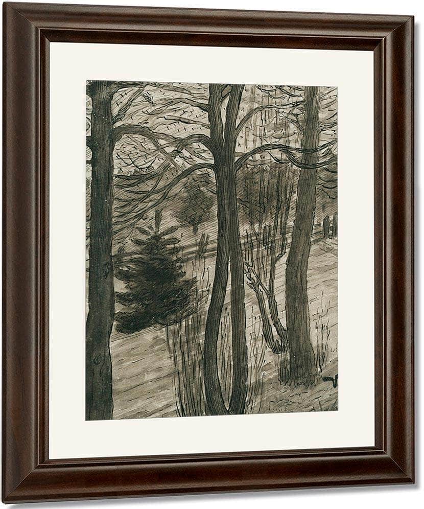 Naked Trees By Nicolai Astrup Fine Art Print