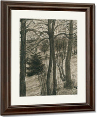 Naked Trees By Nicolai Astrup Fine Art Print