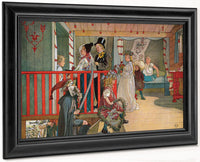 Nameday At The Storage House By Carl Larsson Fine Art Print