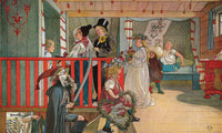 Nameday At The Storage House By Carl Larsson Fine Art Print