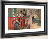Nameday At The Storage House By Carl Larsson Fine Art Print