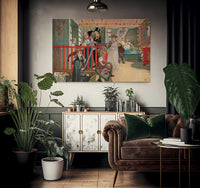 Nameday At The Storage House By Carl Larsson Fine Art Print