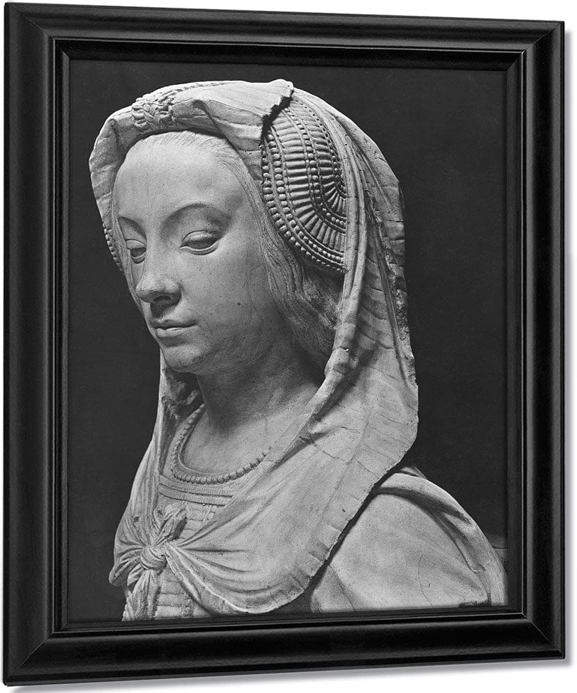 Nantes, St. Peter And St. Paul Cathedral, Tomb Of Francis Ii, Duke Of Brittany And Marguerite Of Foix, Head Of Prudence (Detail) By Michel Colombe Fine Art Print