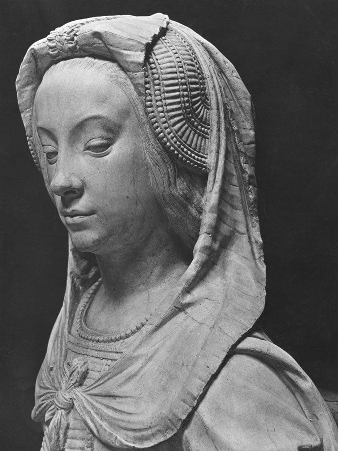 Nantes, St. Peter And St. Paul Cathedral, Tomb Of Francis Ii, Duke Of Brittany And Marguerite Of Foix, Head Of Prudence (Detail) By Michel Colombe Fine Art Print