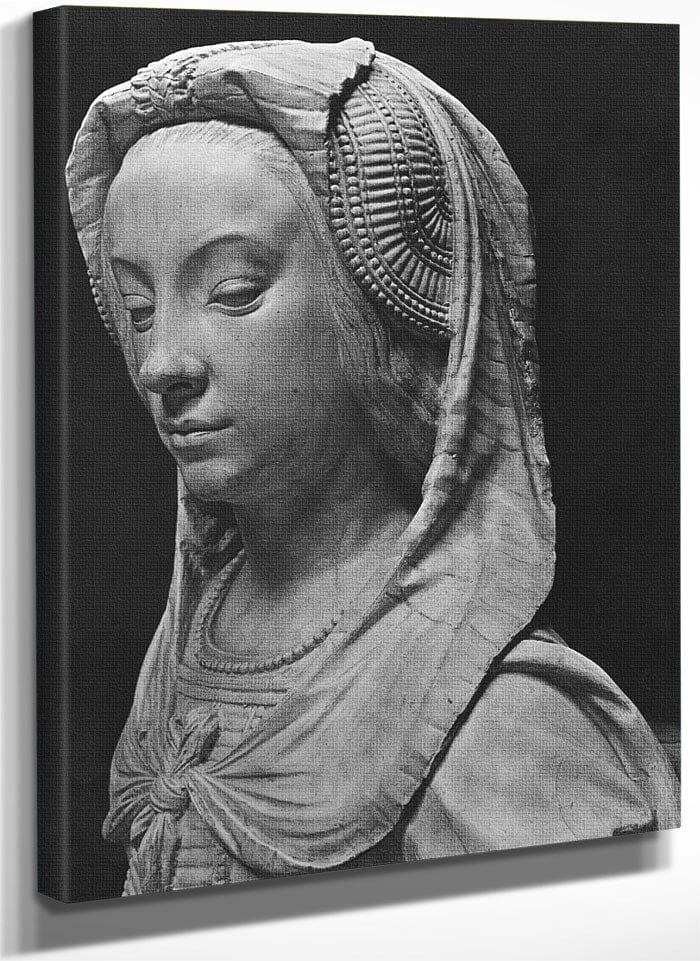 Nantes, St. Peter And St. Paul Cathedral, Tomb Of Francis Ii, Duke Of Brittany And Marguerite Of Foix, Head Of Prudence (Detail) By Michel Colombe Fine Art Print