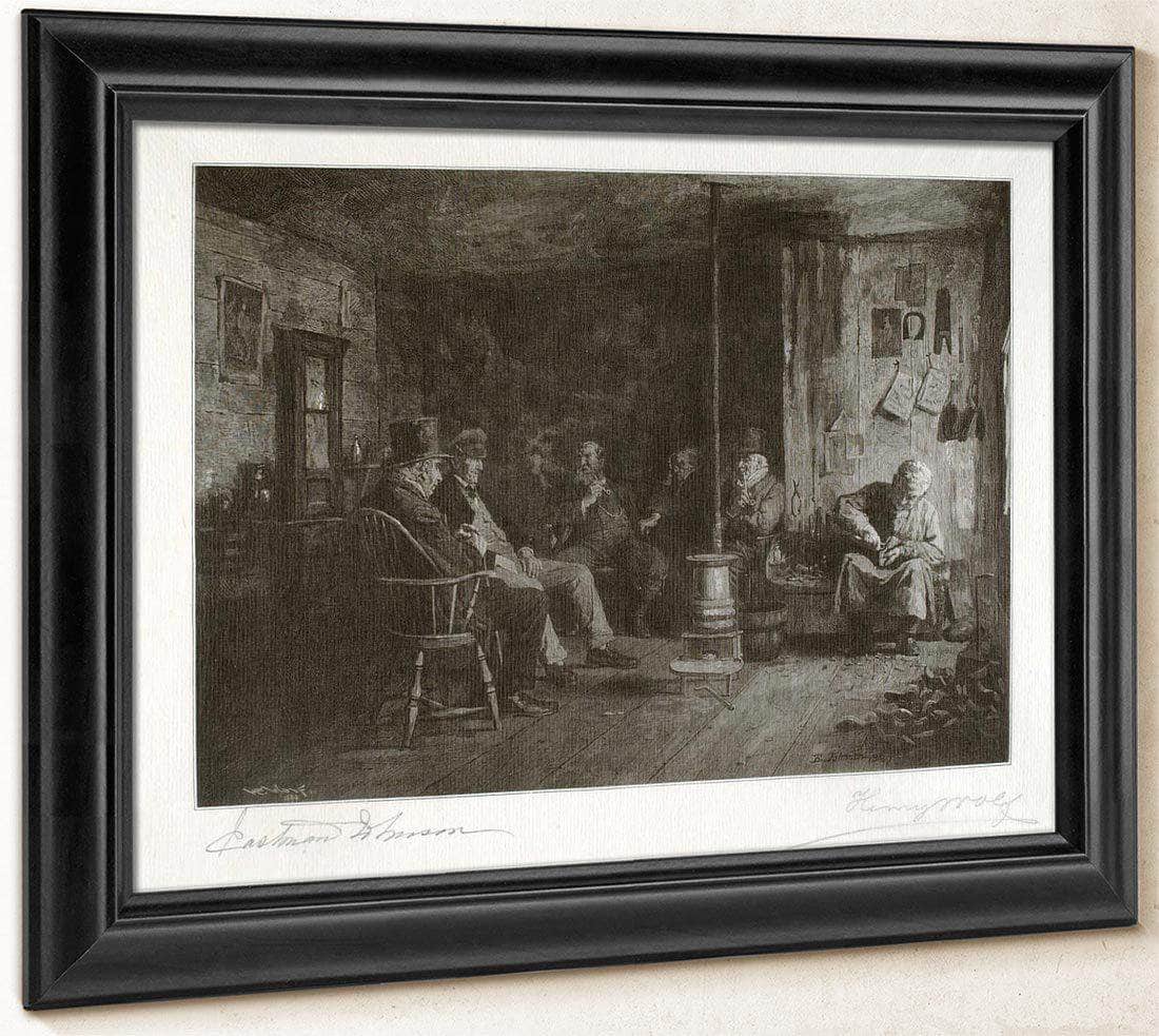 Nantucket School Of Philosophy By Eastman Johnson Fine Art Print
