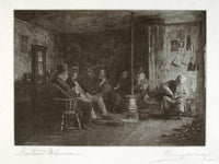 Nantucket School Of Philosophy By Eastman Johnson Fine Art Print