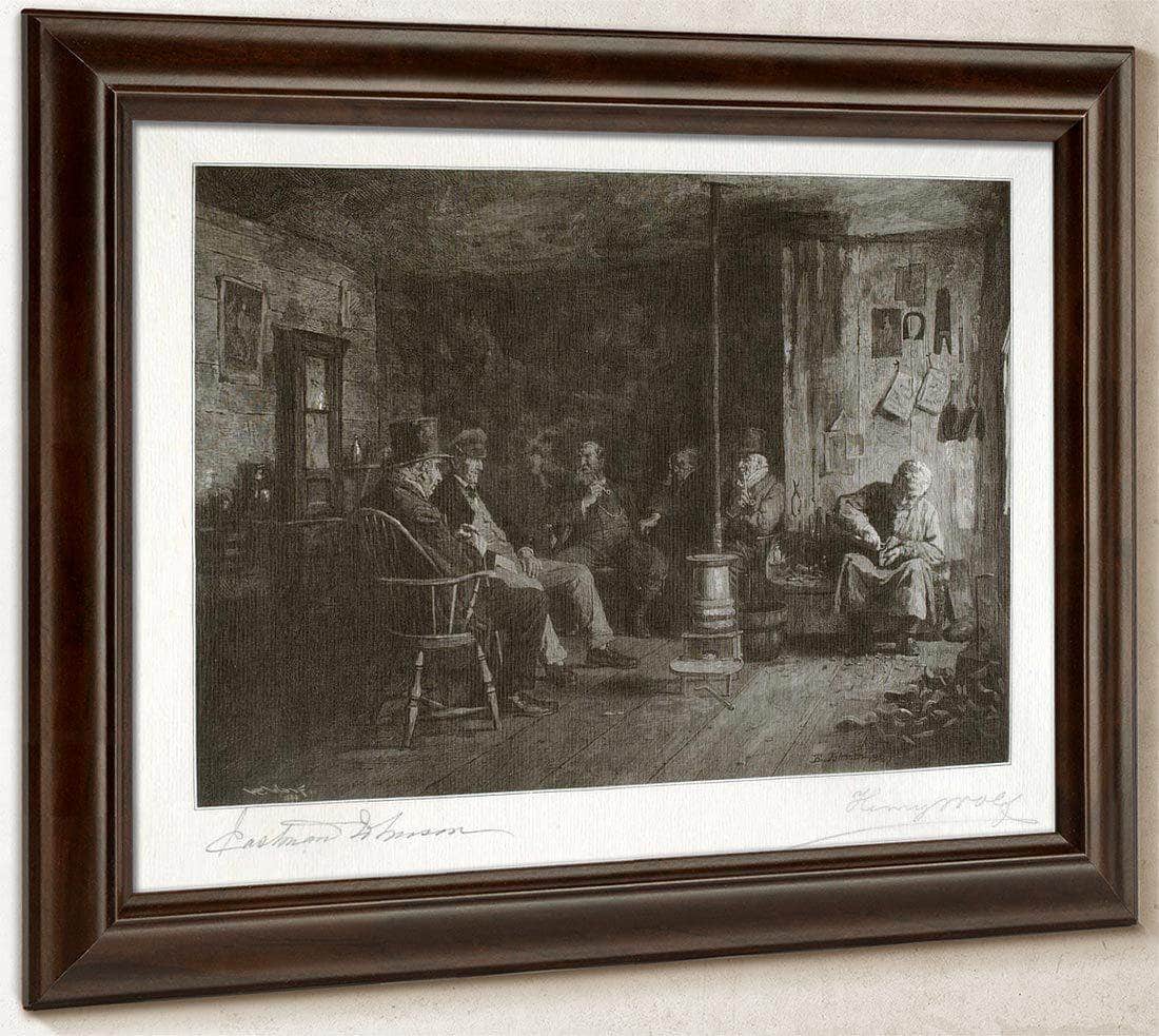 Nantucket School Of Philosophy By Eastman Johnson Fine Art Print