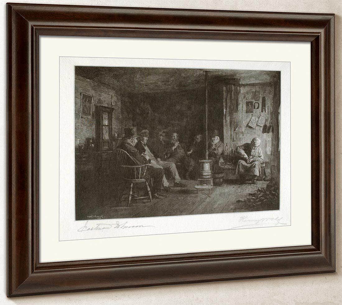 Nantucket School Of Philosophy By Eastman Johnson Fine Art Print