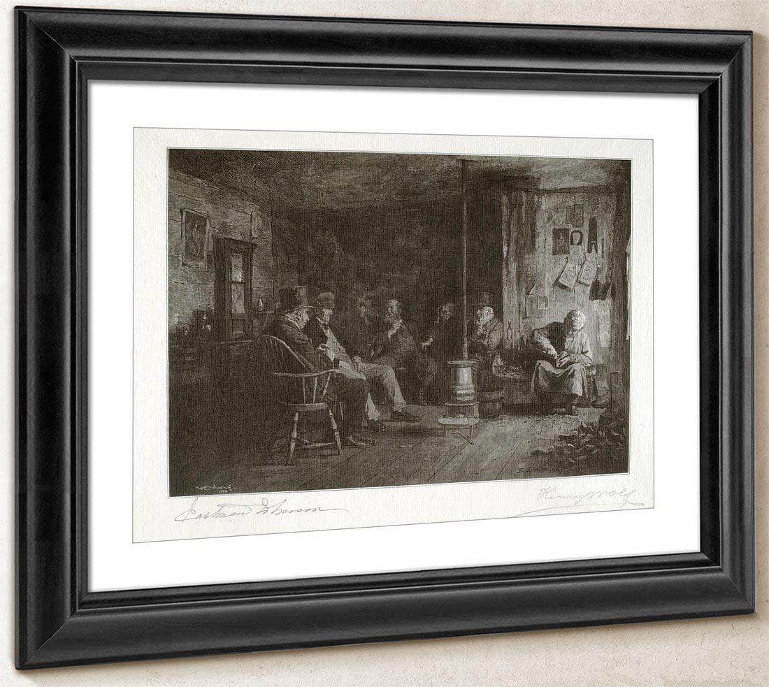 Nantucket School Of Philosophy By Eastman Johnson Fine Art Print