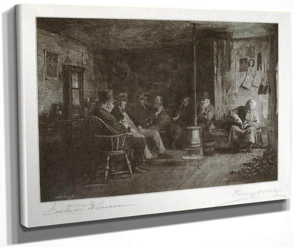 Nantucket School Of Philosophy By Eastman Johnson Fine Art Print