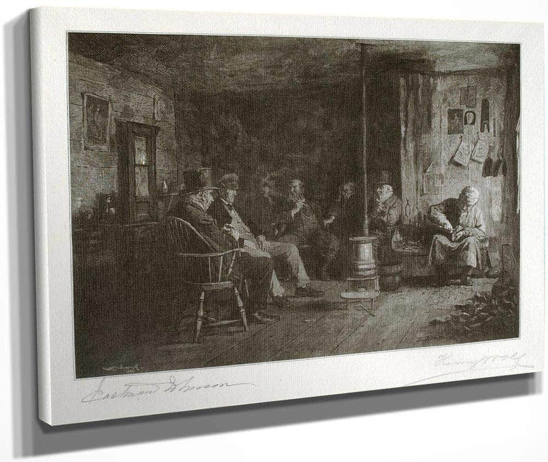 Nantucket School Of Philosophy By Eastman Johnson Fine Art Print