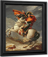 Napoleon Crossing The Alps On 20Th May 1800 By Jacques Louis David Fine Art Print