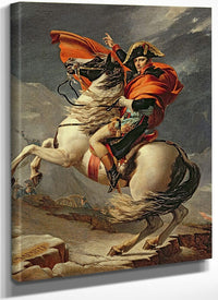 Napoleon Crossing The Alps On 20Th May 1800 By Jacques Louis David Fine Art Print