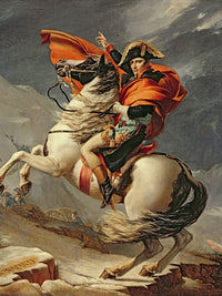 Napoleon Crossing The Alps On 20Th May 1800 By Jacques Louis David Fine Art Print