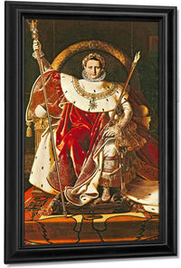Napoleon I (1769 1821) On The Imperial Throne By Jean Auguste Dominique Ingres Fine Art Print