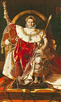 Napoleon I (1769 1821) On The Imperial Throne By Jean Auguste Dominique Ingres Fine Art Print