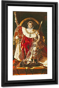 Napoleon I (1769 1821) On The Imperial Throne By Jean Auguste Dominique Ingres Fine Art Print