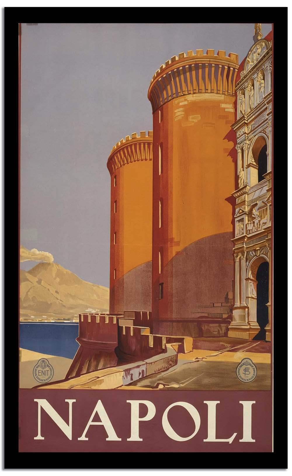 Napoli  Wpa Vintage Advertising Fine Art Print