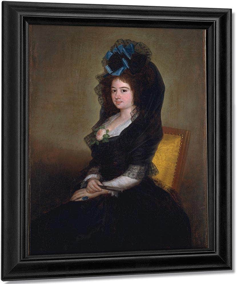 Narcisa Baranana De Goicoechea 1815 112 4X78 1Cm Met 29 100 180 By Francisco De Goya Fine Art Print