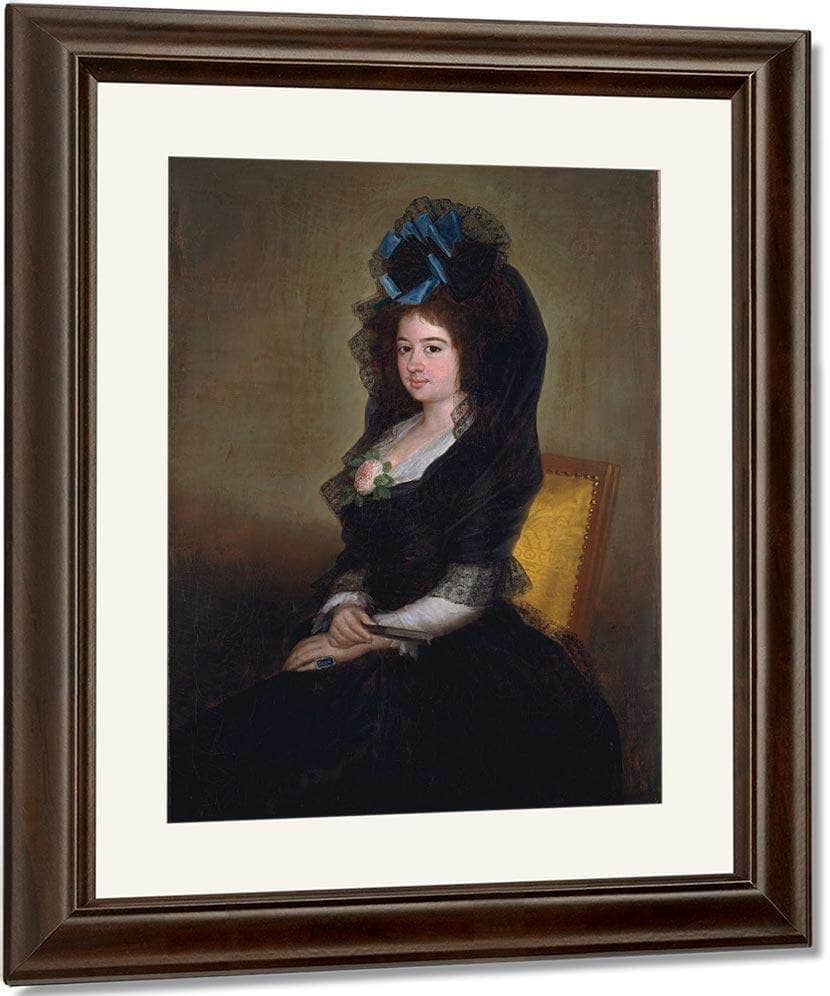 Narcisa Baranana De Goicoechea 1815 112 4X78 1Cm Met 29 100 180 By Francisco De Goya Fine Art Print