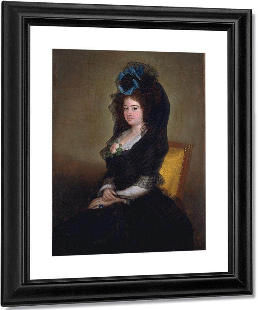 Narcisa Baranana De Goicoechea 1815 112 4X78 1Cm Met 29 100 180 By Francisco De Goya Fine Art Print