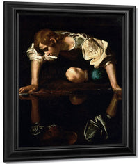 Narcissus  By Caravaggio Fine Art Print