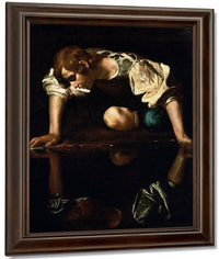 Narcissus  By Caravaggio Fine Art Print