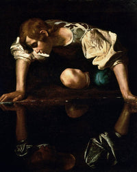 Narcissus  By Caravaggio Fine Art Print