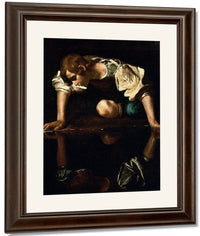 Narcissus  By Caravaggio Fine Art Print