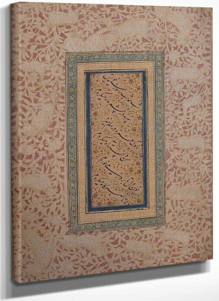 Nasta 1039 Liq Calligraphy 1640 By Bichitr Fine Art Print