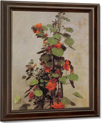 Nasturtiums By Jean Fantin Latour Fine Art Print
