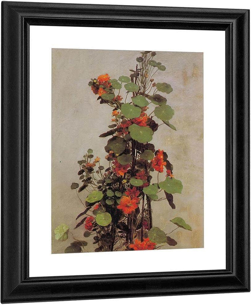 Nasturtiums By Jean Fantin Latour Fine Art Print