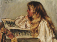 Natalie And Missal By Alice Pike Barney Fine Art Print