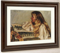 Natalie And Missal By Alice Pike Barney Fine Art Print