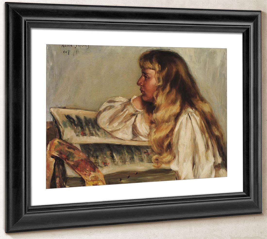 Natalie And Missal By Alice Pike Barney Fine Art Print