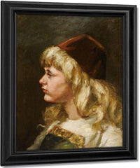 Natalie At Seven By Alice Pike Barney Fine Art Print