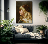 Natalie At Seven By Alice Pike Barney Fine Art Print