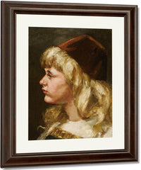 Natalie At Seven By Alice Pike Barney Fine Art Print