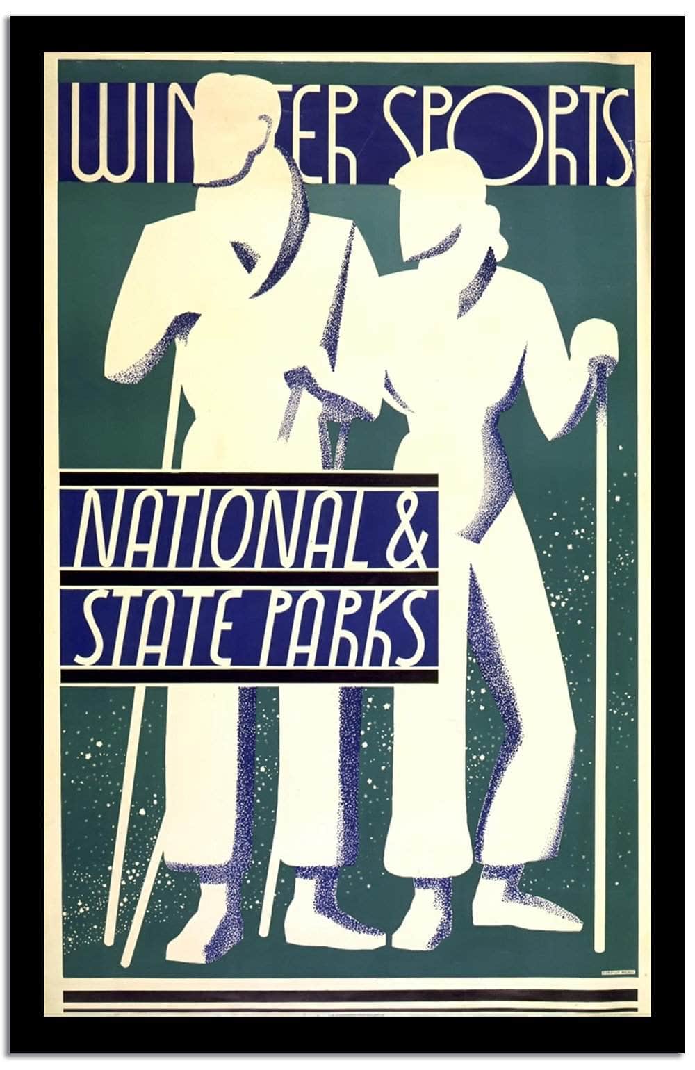 National & State Parks  Vintage Poster Fine Art Print