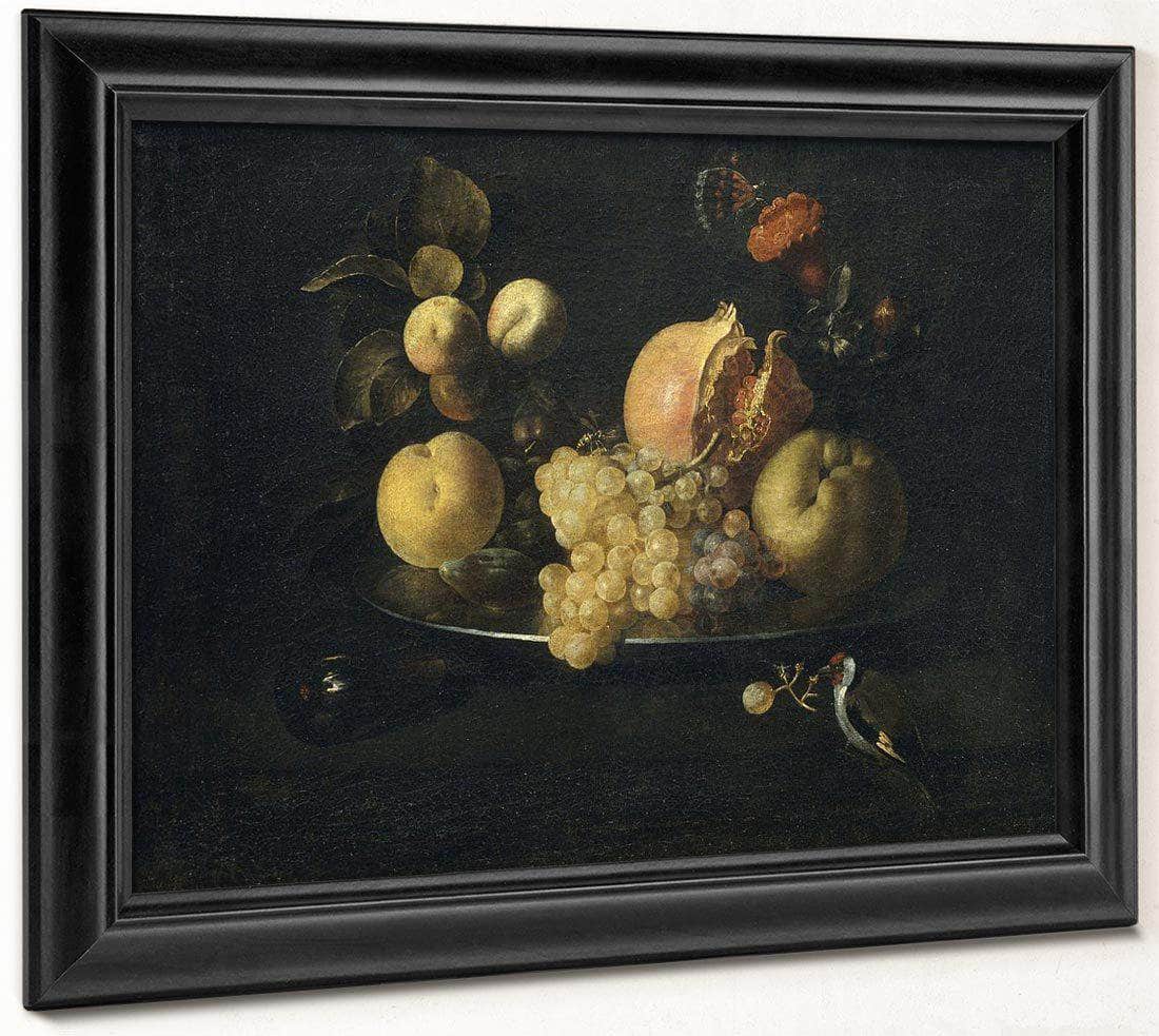 Natura Morta Amb Fruita I Cadernera By Juan De Zurbaran Fine Art Print