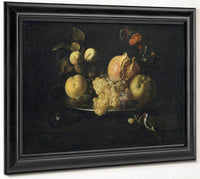 Natura Morta Amb Fruita I Cadernera By Juan De Zurbaran Fine Art Print