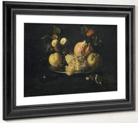 Natura Morta Amb Fruita I Cadernera By Juan De Zurbaran Fine Art Print