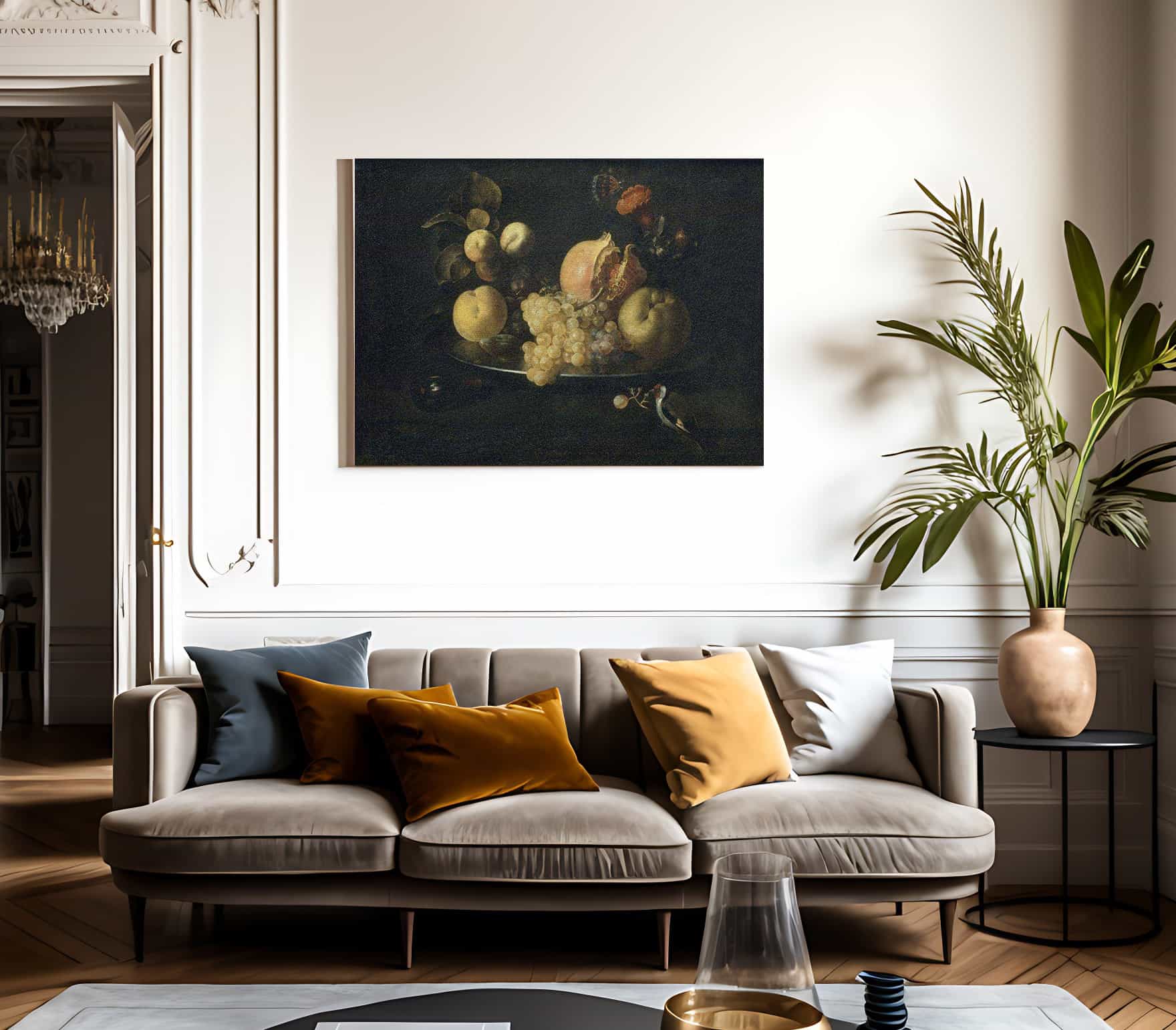 Natura Morta Amb Fruita I Cadernera By Juan De Zurbaran Fine Art Print