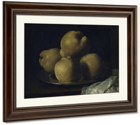Natura Morta Amb Plat De Codonys By Francisco De Zurbaran Fine Art Print