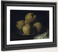 Natura Morta Amb Plat De Codonys By Francisco De Zurbaran Fine Art Print