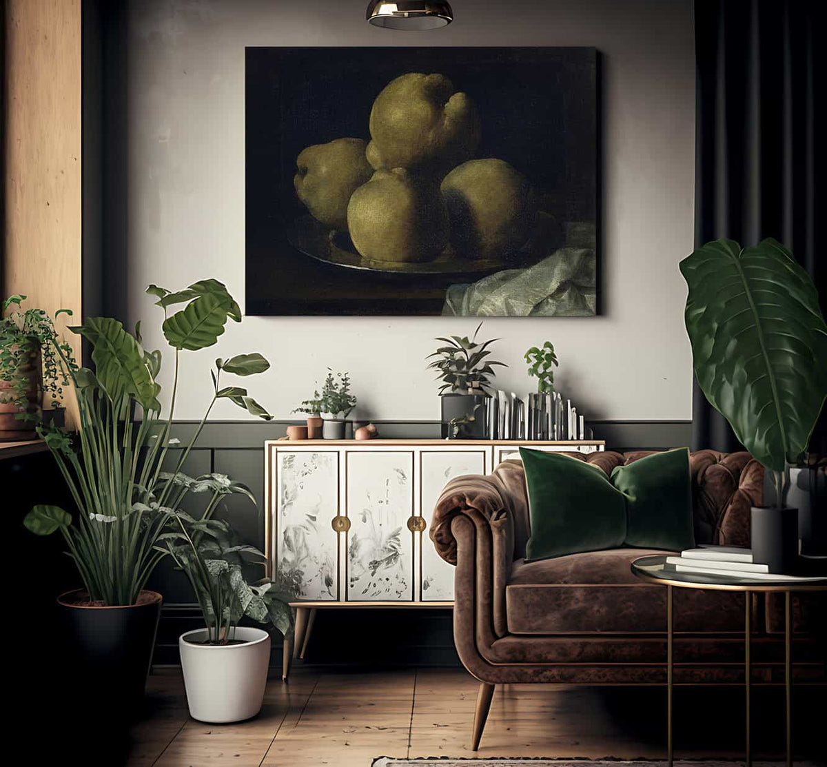 Natura Morta Amb Plat De Codonys By Francisco De Zurbaran Fine Art Print