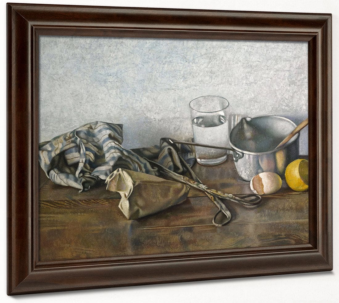 Natura Morta By Feliu Elias Bracons Fine Art Print