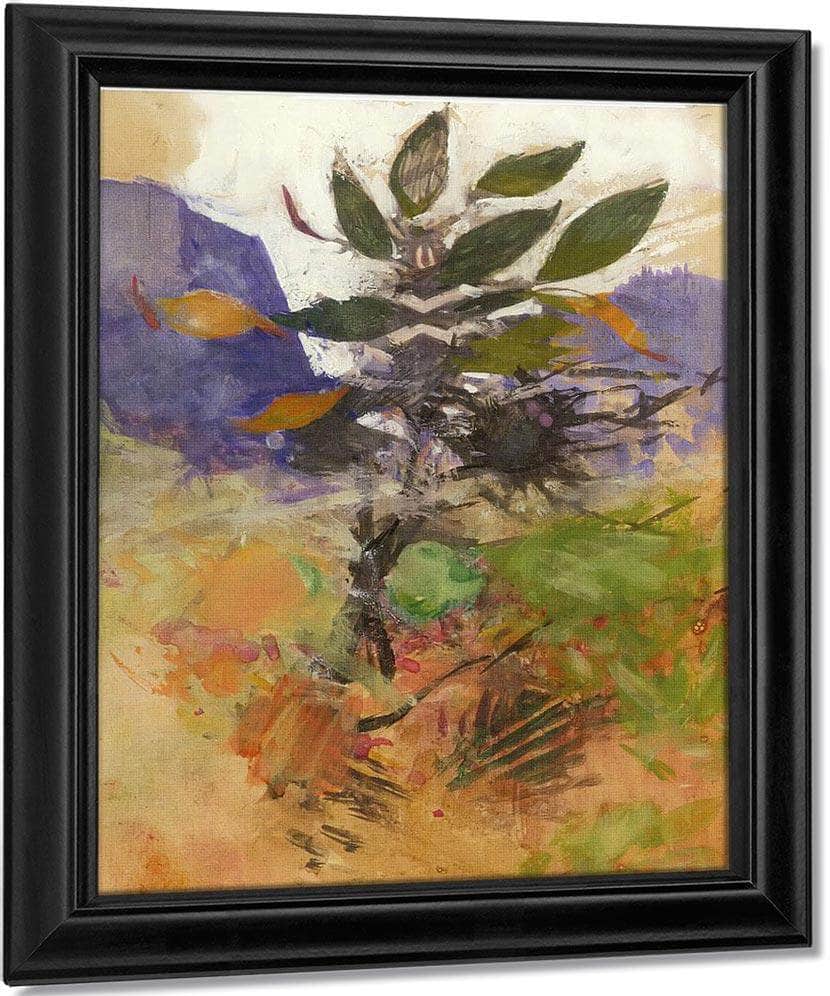 Nature Study With Flora By Abbott Handerson Thayer Fine Art Print