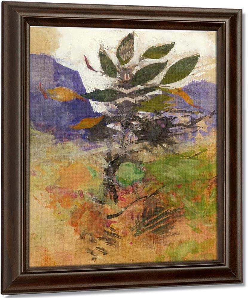 Nature Study With Flora By Abbott Handerson Thayer Fine Art Print